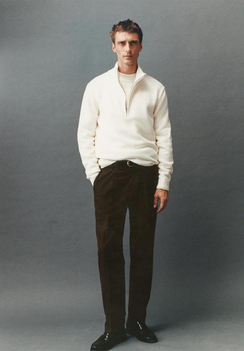 MANGO - Trousers aaron - dark brown