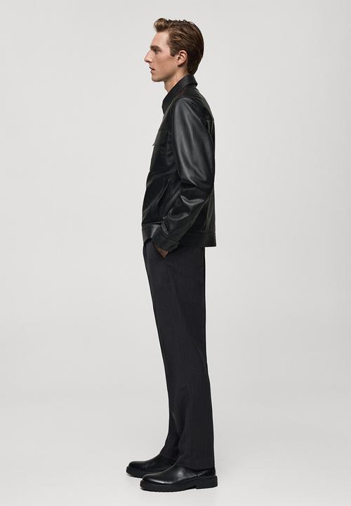 MANGO - Trousers aaron - dark grey