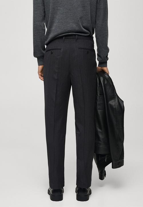MANGO - Trousers aaron - dark grey
