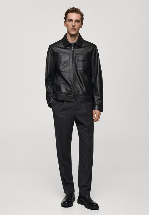 MANGO - Trousers aaron - dark grey