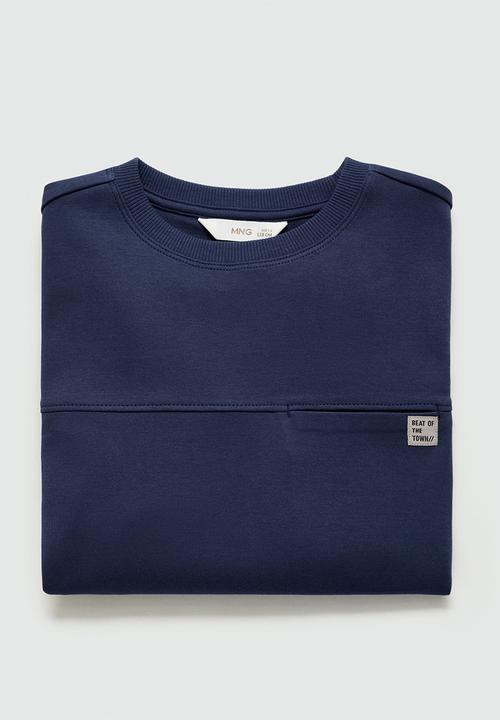 MANGO - T-shirt newbasic - navy