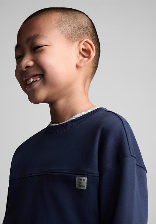MANGO - T-shirt newbasic - navy