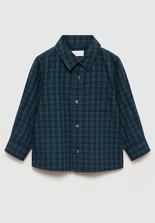 MANGO - Shirt pau - dark green