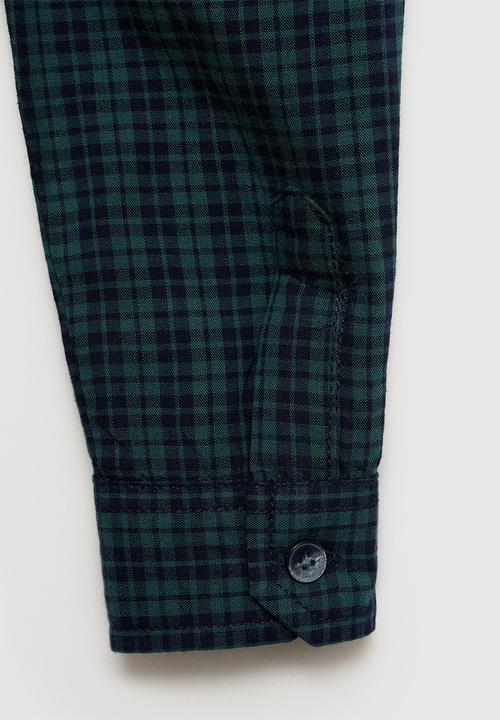 MANGO - Shirt pau - dark green