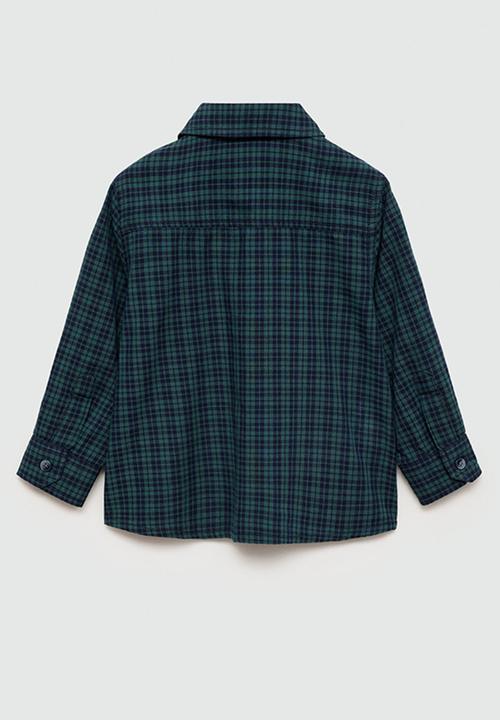 MANGO - Shirt pau - dark green