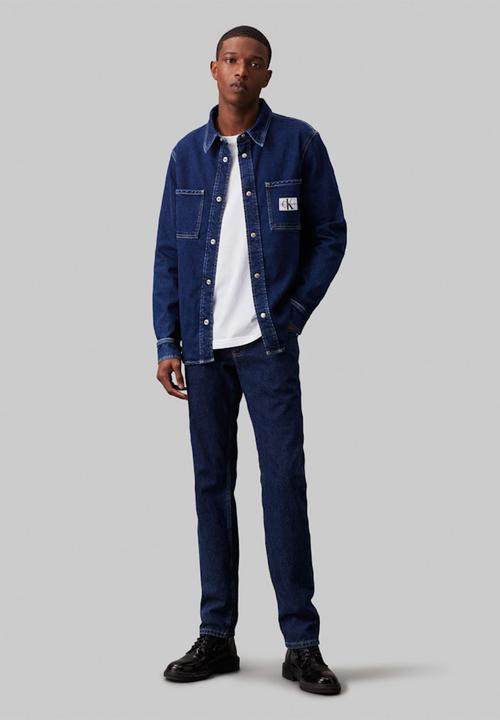 Calvin Klein - Slim Denim Shirt - Denim Dark