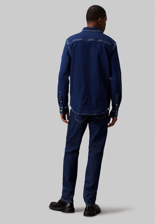 Calvin Klein - Slim Denim Shirt - Denim Dark
