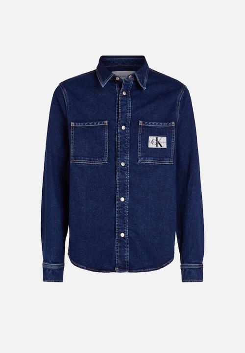 Calvin Klein - Slim Denim Shirt - Denim Dark