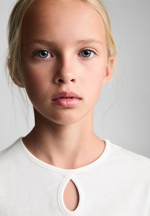 MANGO - T-shirt vico - natural