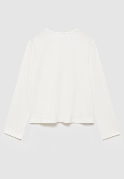 MANGO - T-shirt vico - natural