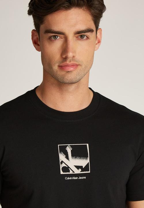 Calvin Klein - Grid box tee - ck black