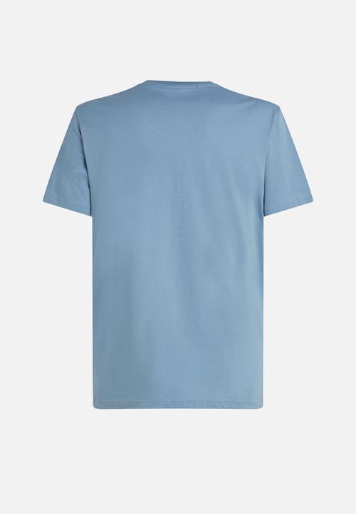 Calvin Klein - Grid box tee - faded denim 