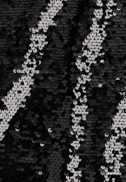 H&M - Sequined mini skirt - black