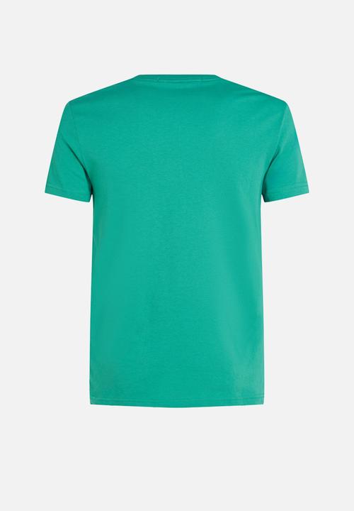 Calvin Klein - Outline monologo tee - bahama green