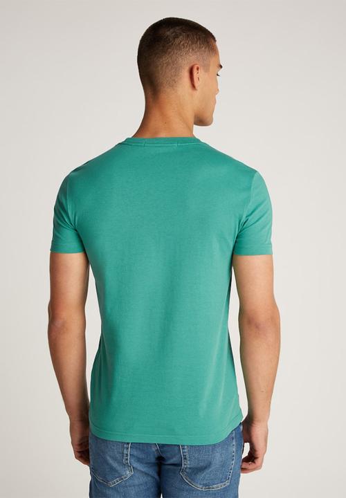 Calvin Klein - Outline monologo tee - bahama green