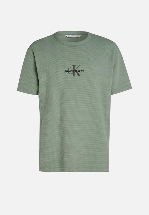 Calvin Klein - City grid short sleeve tee - slate grey