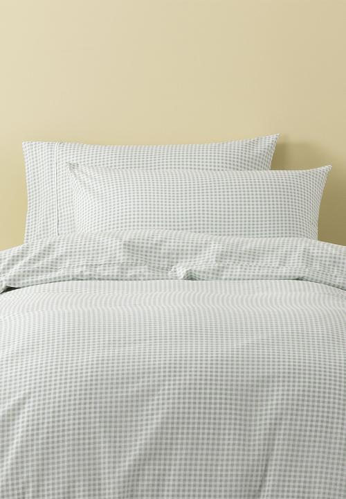 Linen House - Jagger Duvet Cover Set - Sage