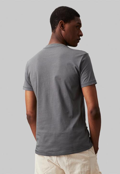 Calvin Klein - Seasonal monologo tee - endless grey