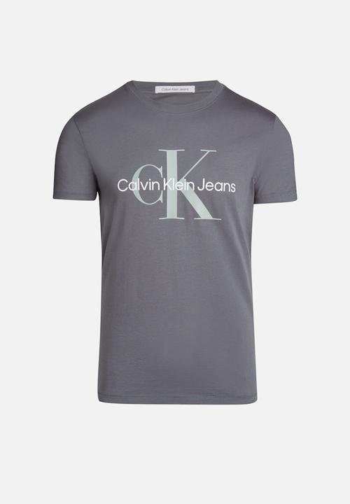 Calvin Klein - Seasonal monologo tee - endless grey