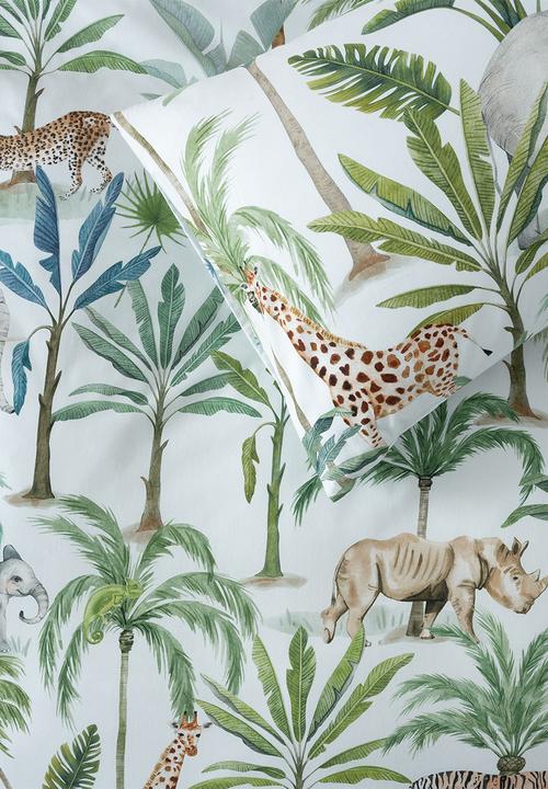 Linen House - Jungle Oasis Duvet Cover Set - Green