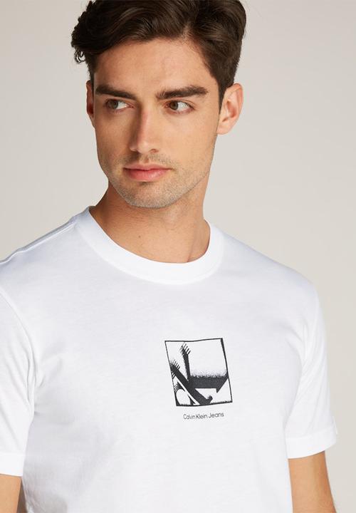 Calvin Klein - Grid box tee - bright white