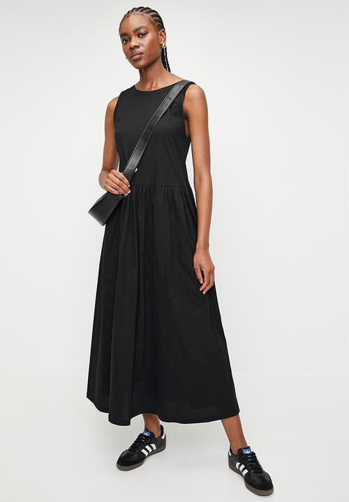 Superbalist - Dropwaist T-shirt Midi Dress - Black