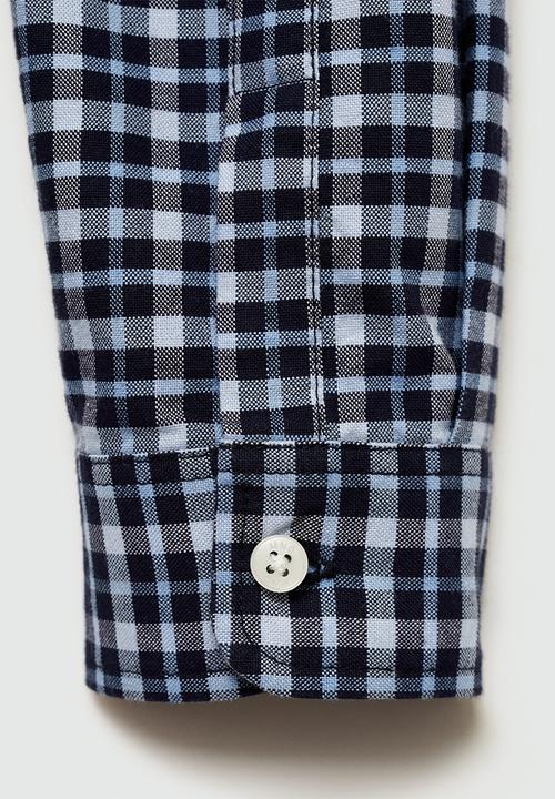 MANGO - Shirt nacho - medium blue