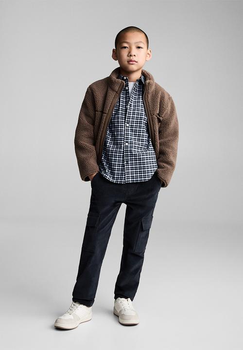 MANGO - Shirt nacho - medium blue