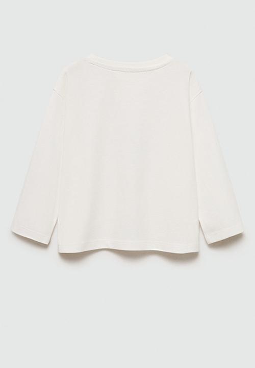 MANGO - T-shirt raton - natural