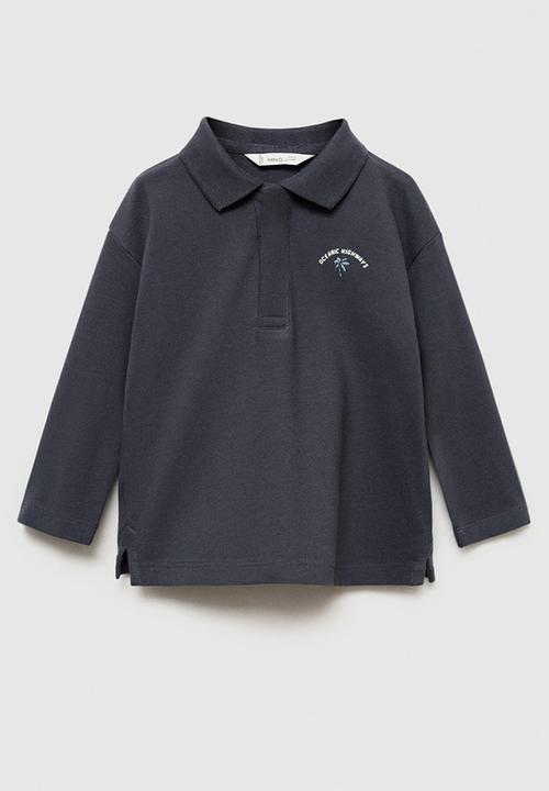 MANGO - Polo shirt bones - dark grey