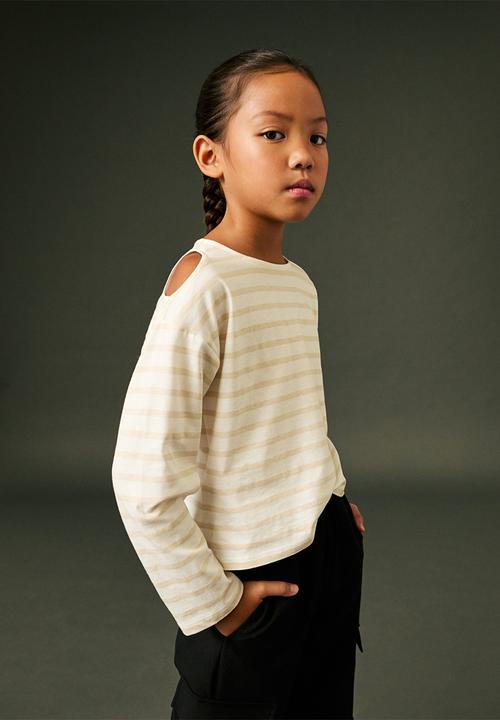 MANGO - T-shirt mula - natural