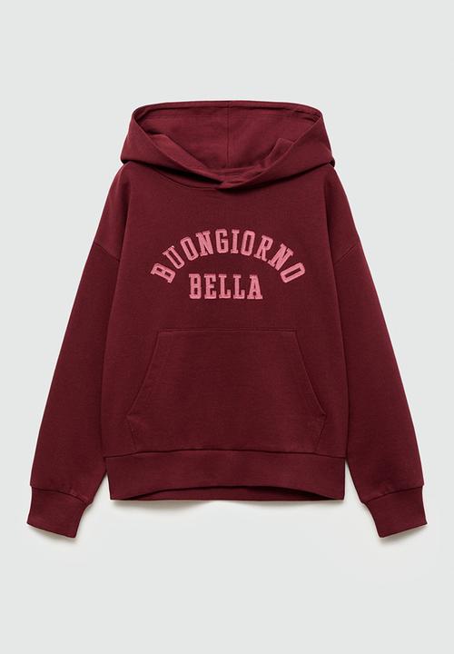 MANGO - Sweatshirt bella - dark red