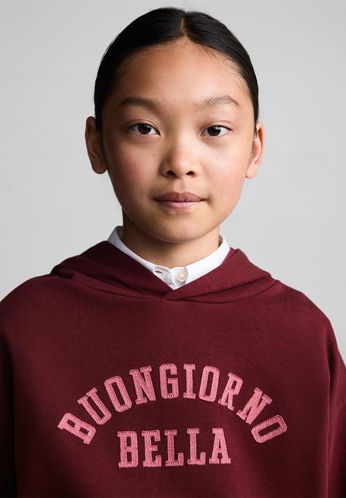 MANGO - Sweatshirt bella - dark red