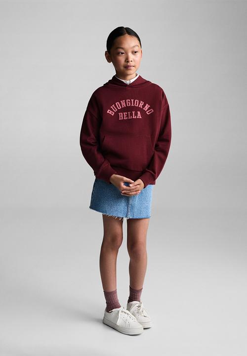 MANGO - Sweatshirt bella - dark red