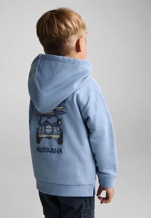 MANGO - Sweatshirt road - medium blue