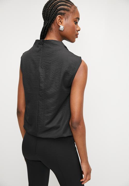 Superbalist - High neck shell - black 
