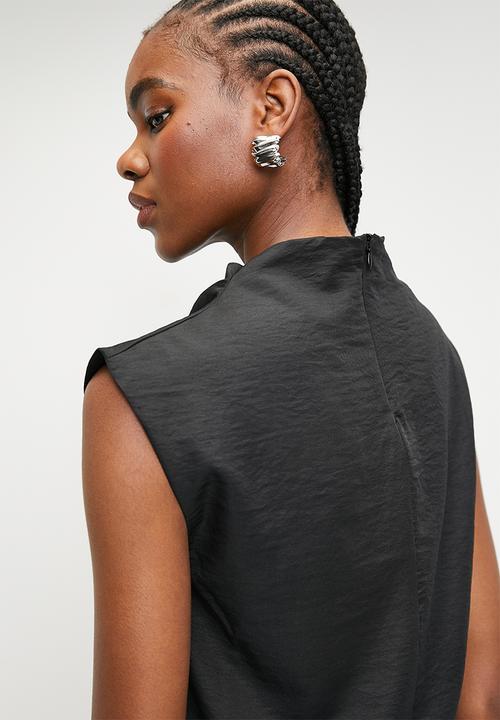 Superbalist - High neck shell - black 