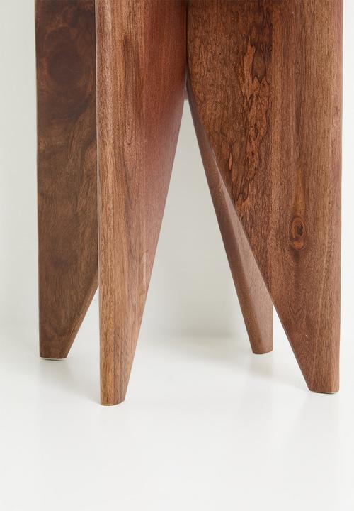 Sixth Floor - Mango wooden side table-natural