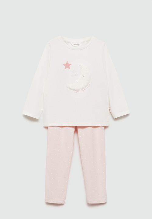 MANGO - Pyjamas luna - light/pastel pink