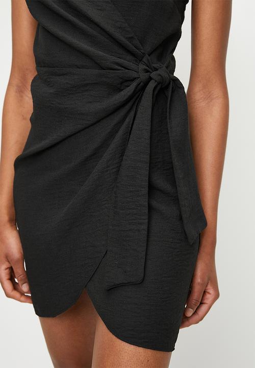 Superbalist - Mini Wrap Dress - Black