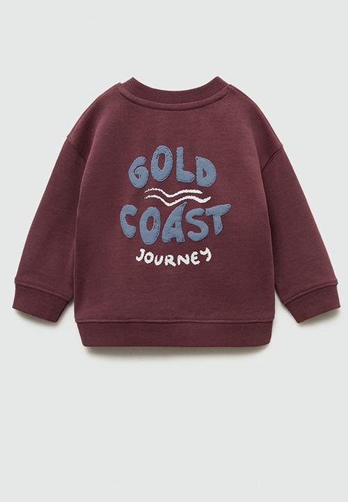 MANGO - Sweatshirt coast - dark red