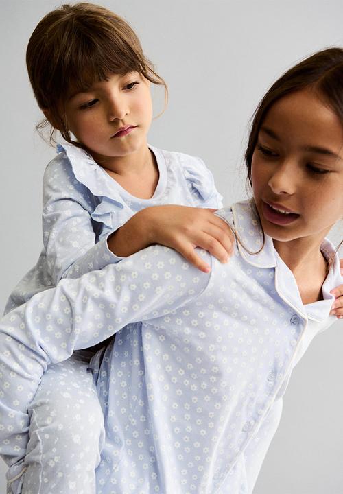 MANGO - Pyjamas flori - light/pastel blue