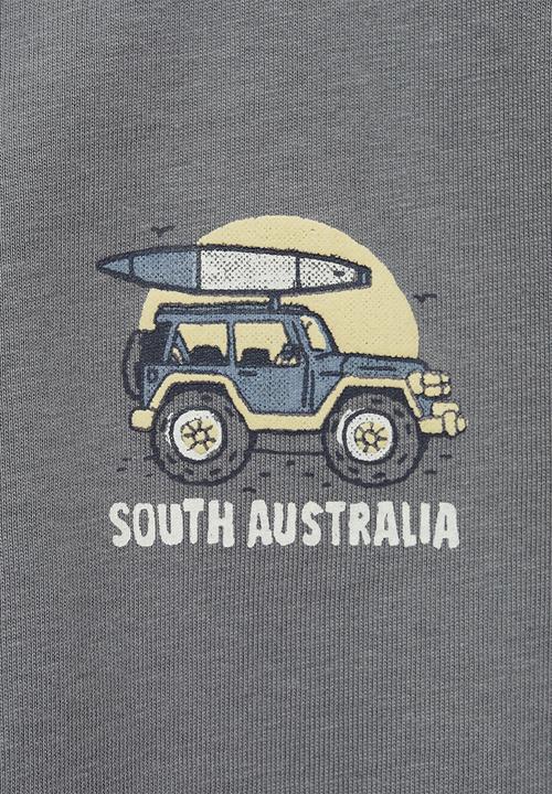 MANGO - T-shirt jeep - gray