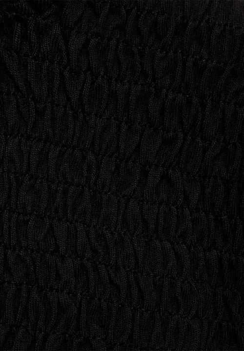 MANGO - T-shirt mixi - black