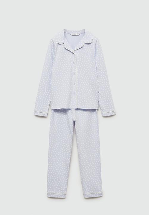 MANGO - Pyjamas flores - light/pastel blue
