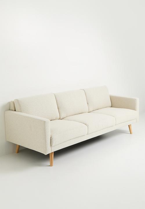 Sixth Floor - Stella 3 seater - cream monza