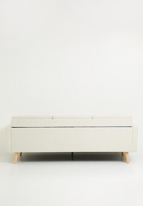 Sixth Floor - Stella 3 seater - cream monza