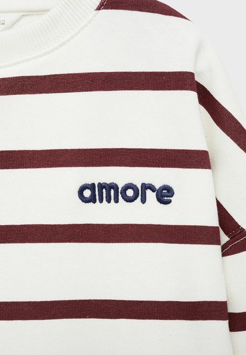 MANGO - Sweatshirt amore - natural