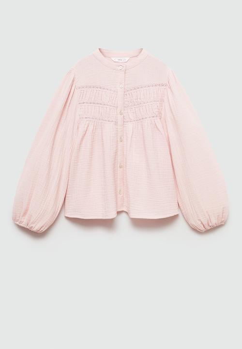 MANGO - Blouse chiara - pink