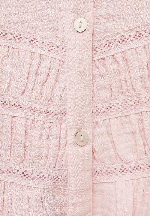 MANGO - Blouse chiara - pink